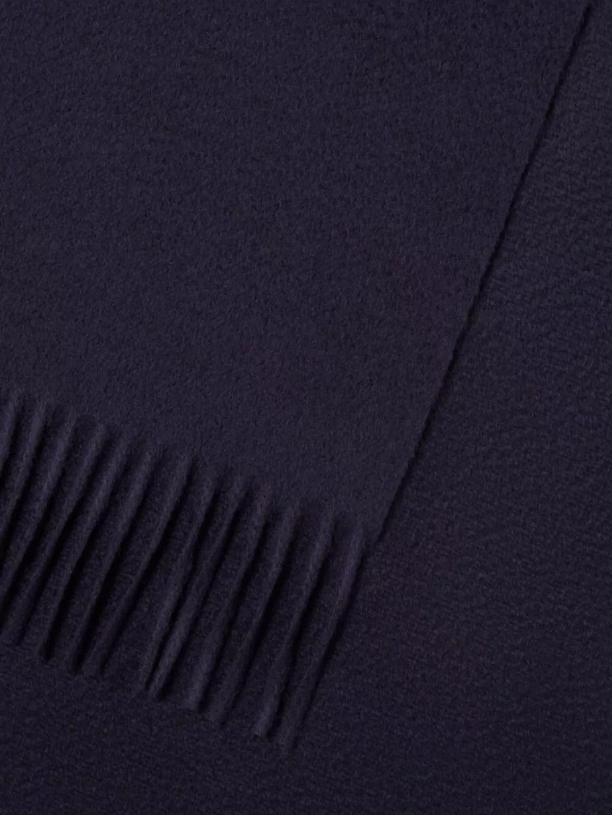 Zegna Soft Brushed Cashmere Scarf With Fringed Edge