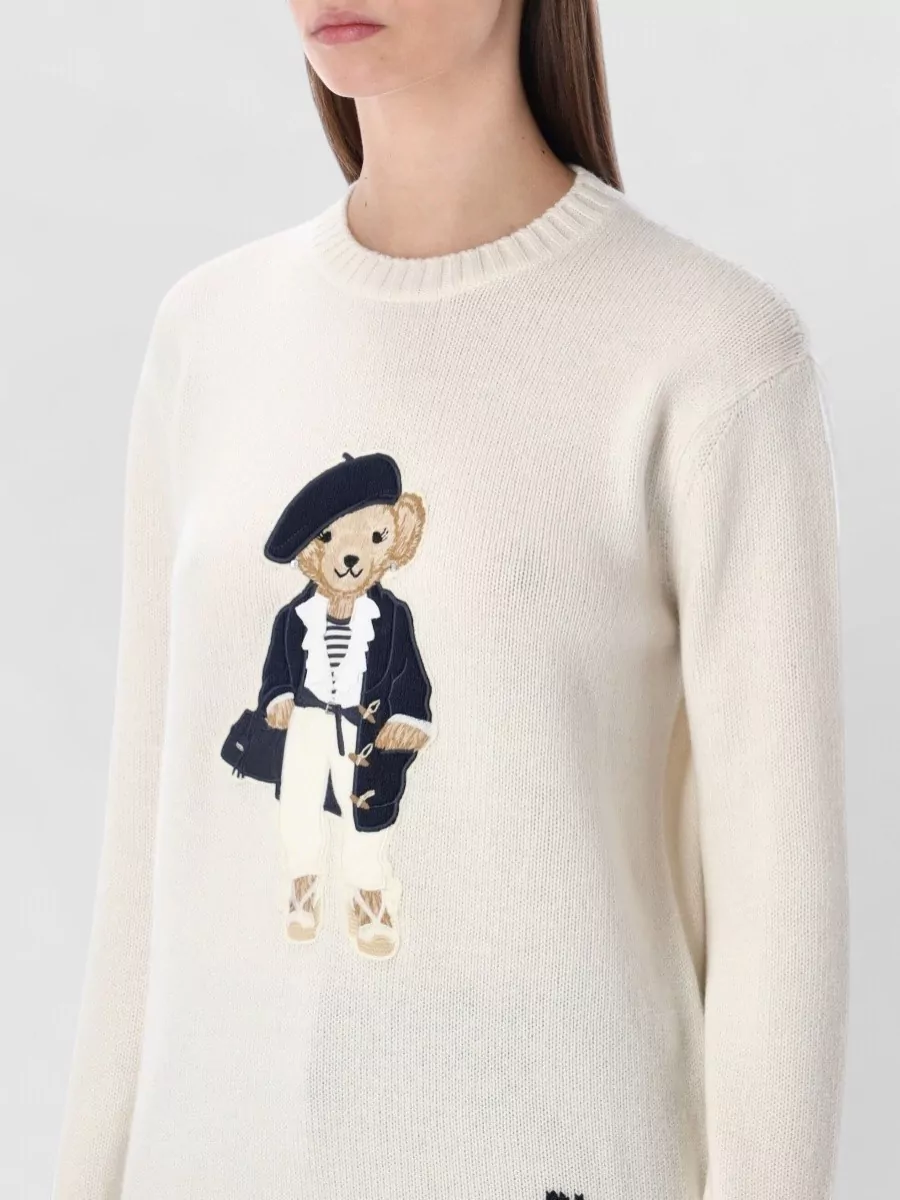 Ralph Lauren Polo Bear Cashmere Knit Sweater