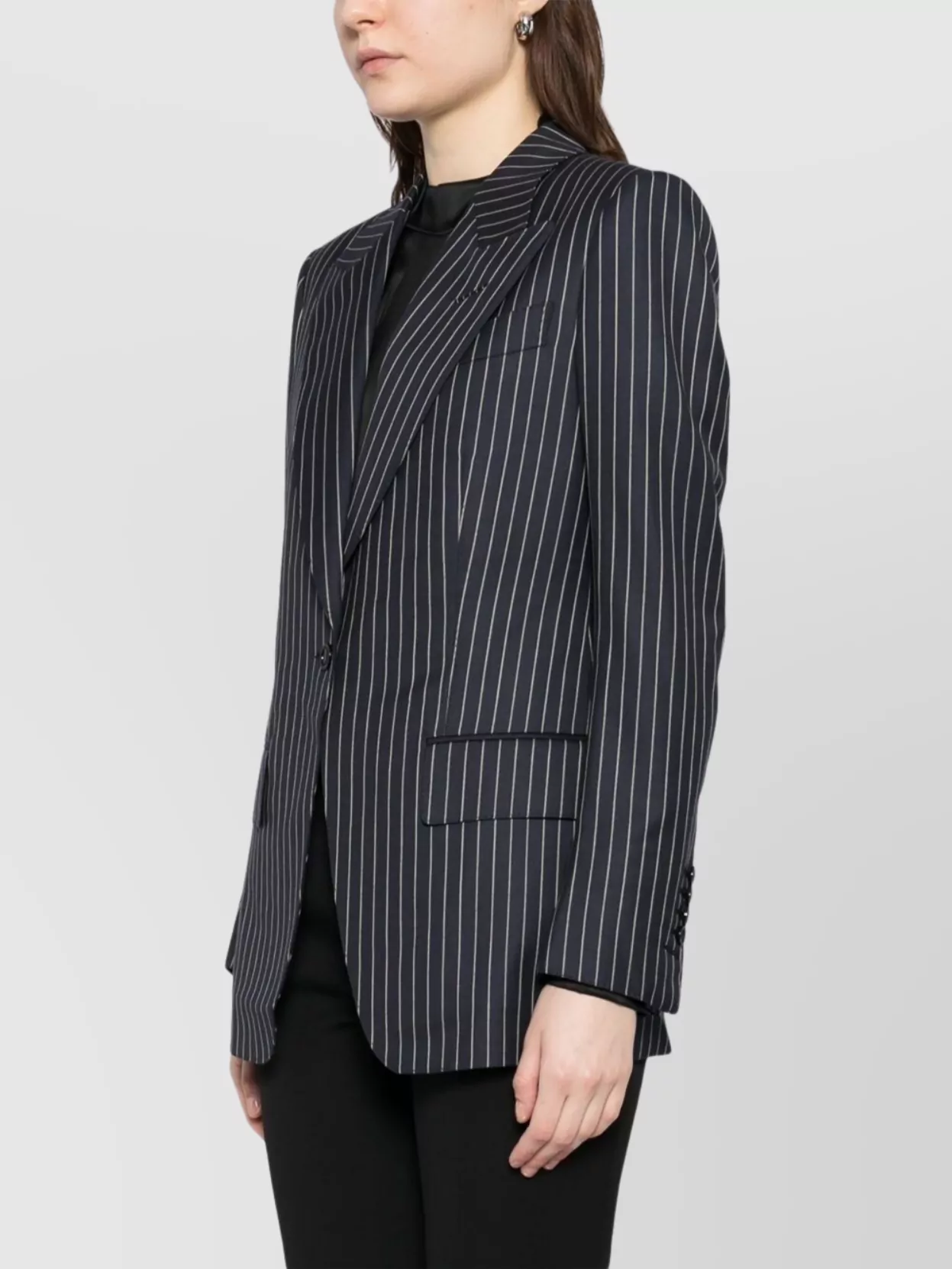 Tom Ford Wool Blazer Jacket Pinstripes