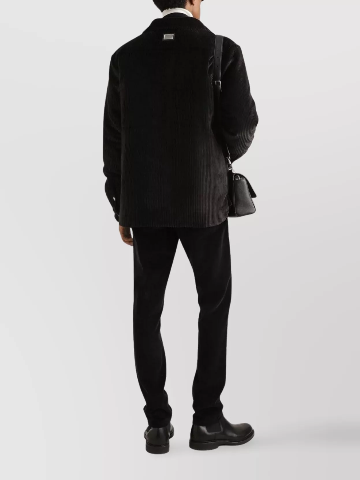 Dolce & Gabbana Straight Trousers With Five-pocket And Belt Loops In Black