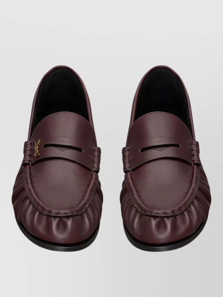 Saint Laurent Leather Loafers