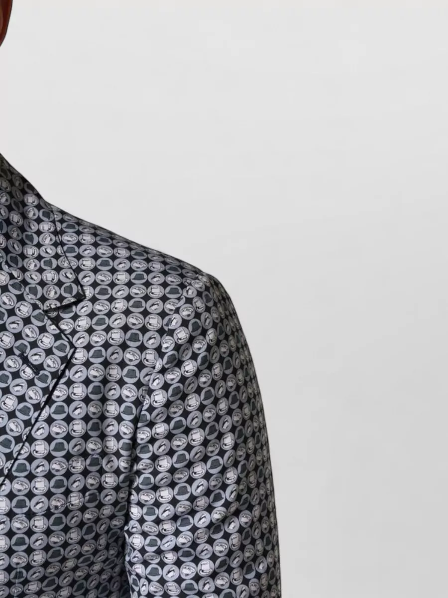 Dolce&Gabbana Patterned Single Breasted Blazer