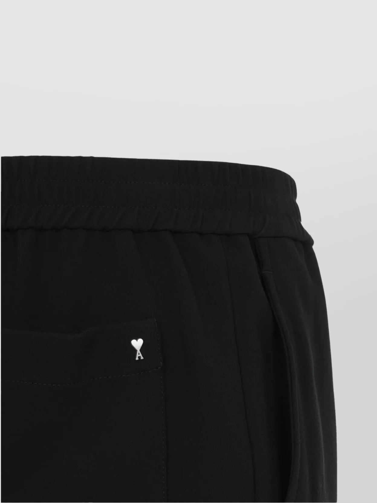 Shop Ami Alexandre Mattiussi Loose Elasticated Large Bermuda Shorts