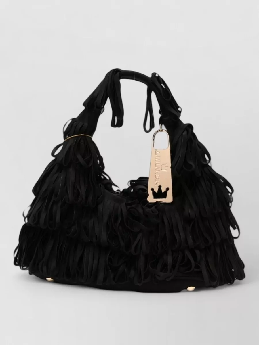 La Milanesa fringe shoulder bag