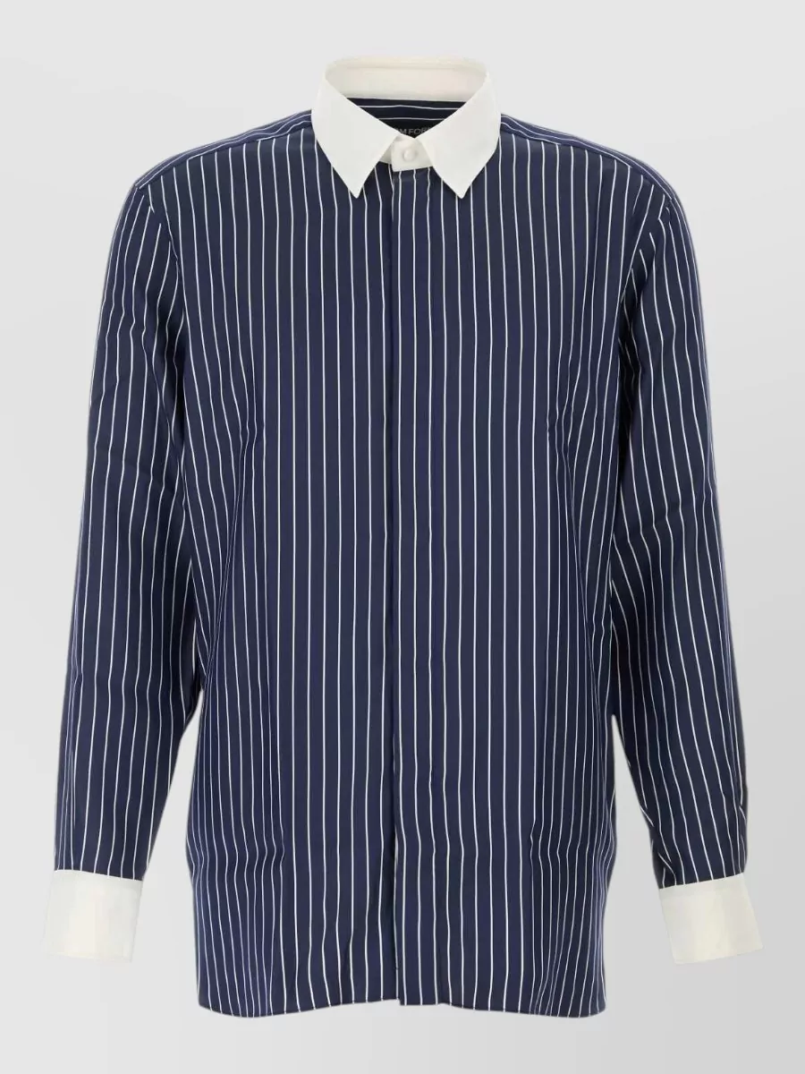 Tom Ford Embroidered silk shirt