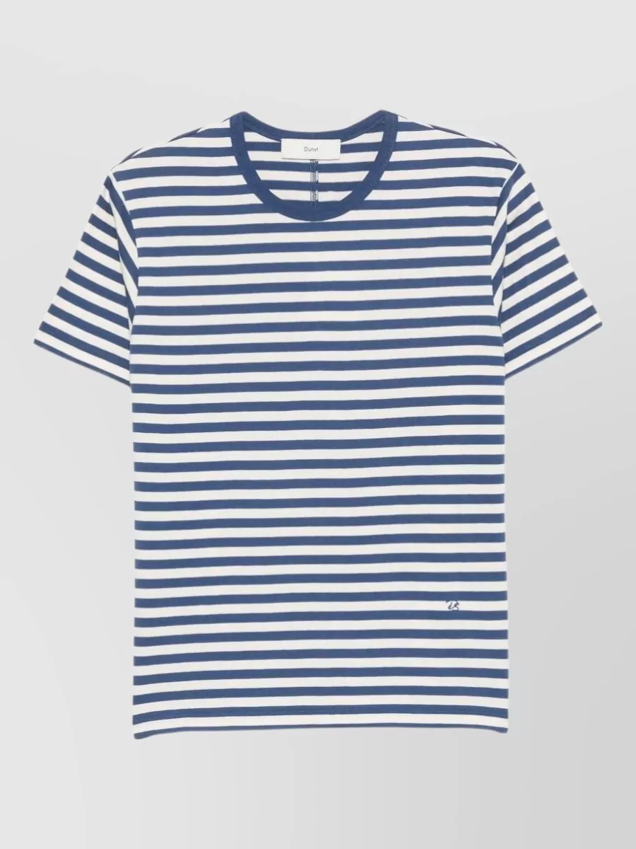 Dunst striped cotton short-sleeve t-shirt