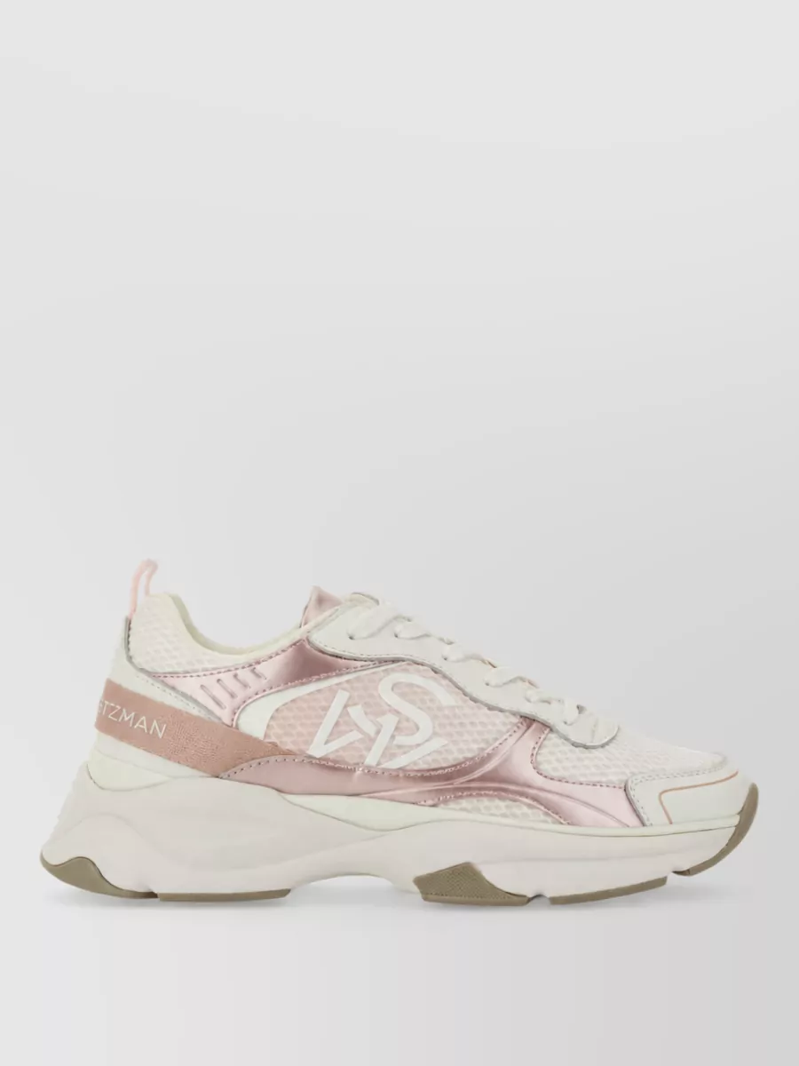Stuart Weitzman Leather Low-Top Sneakers