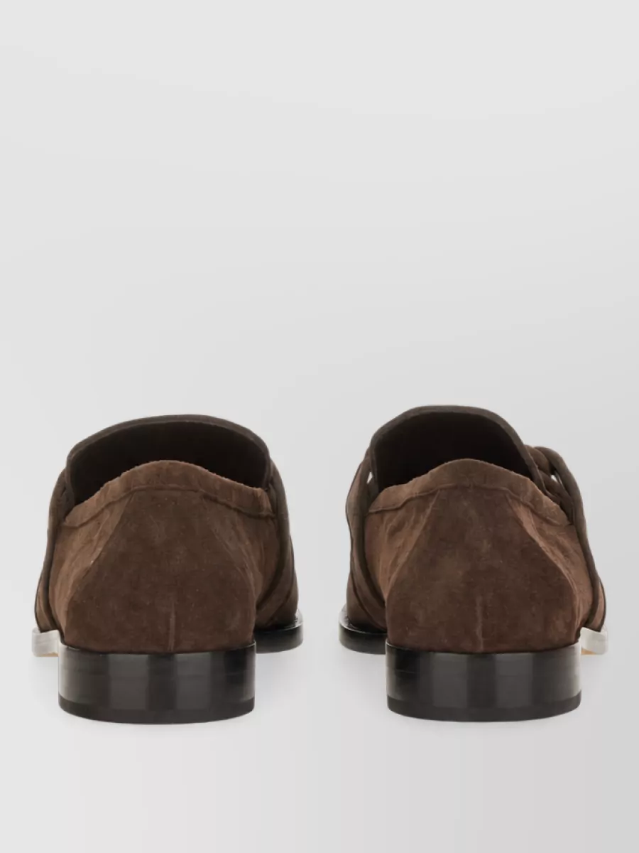 Bottega Veneta Leather Monk Shoes
