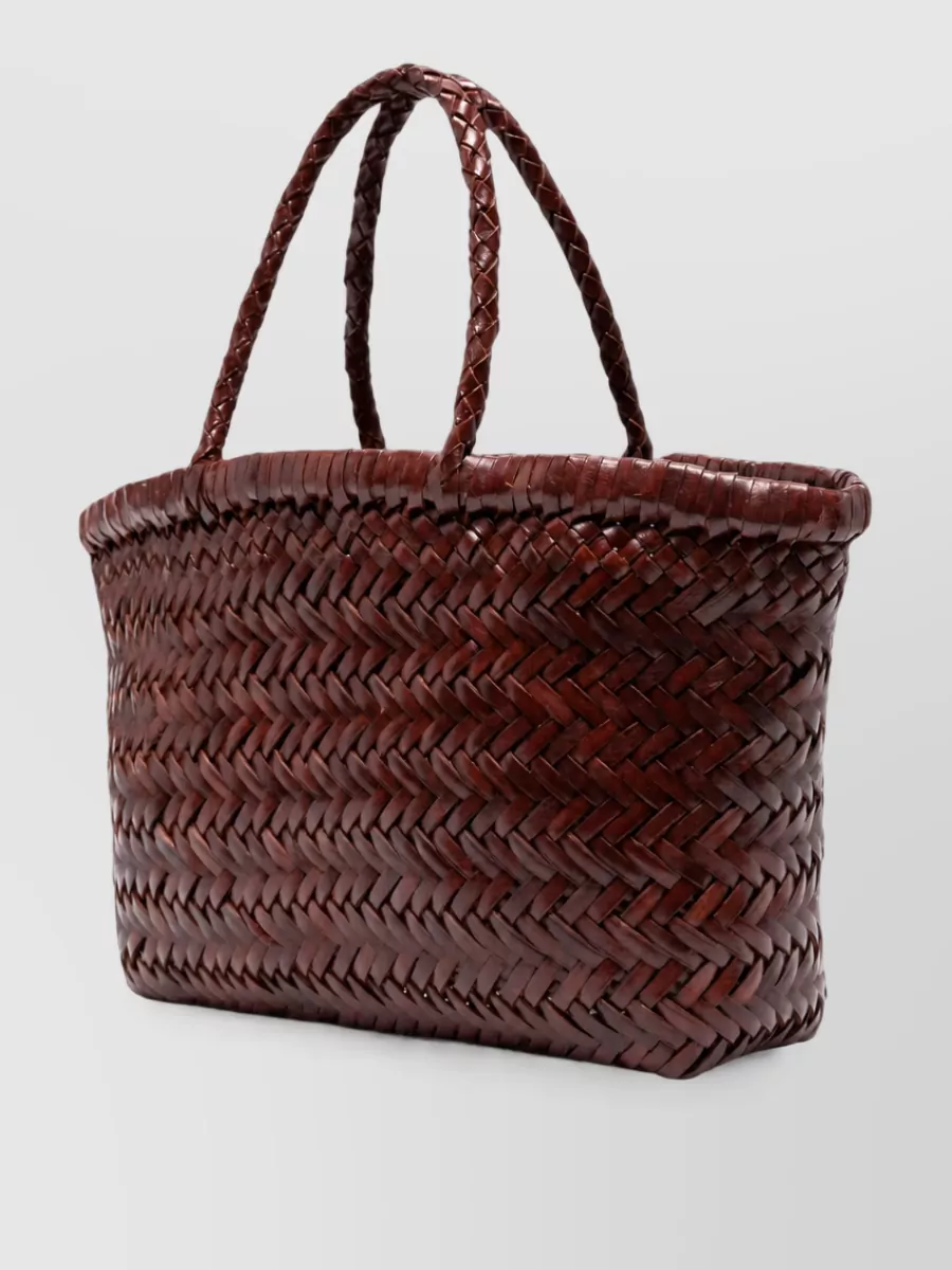 Dragon Diffusion Mini Flat Gora Leather Beach Bag