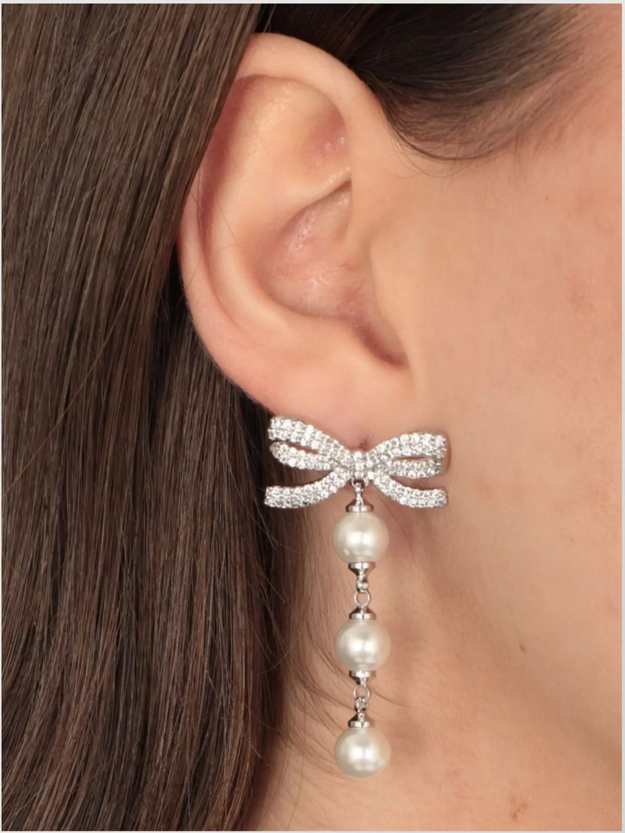 Self-portrait Beads And Crystals Drop Earrings