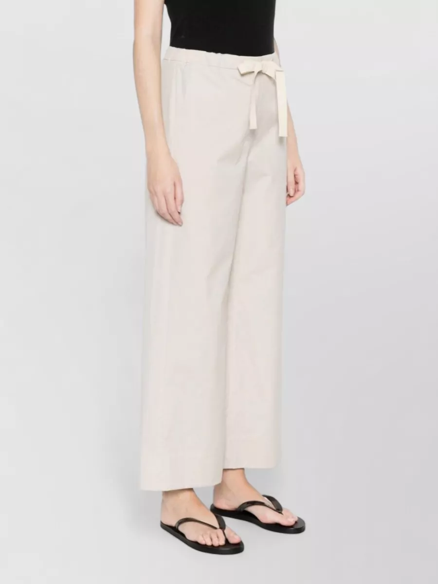 S Max Mara Silk Wide-Leg Trousers