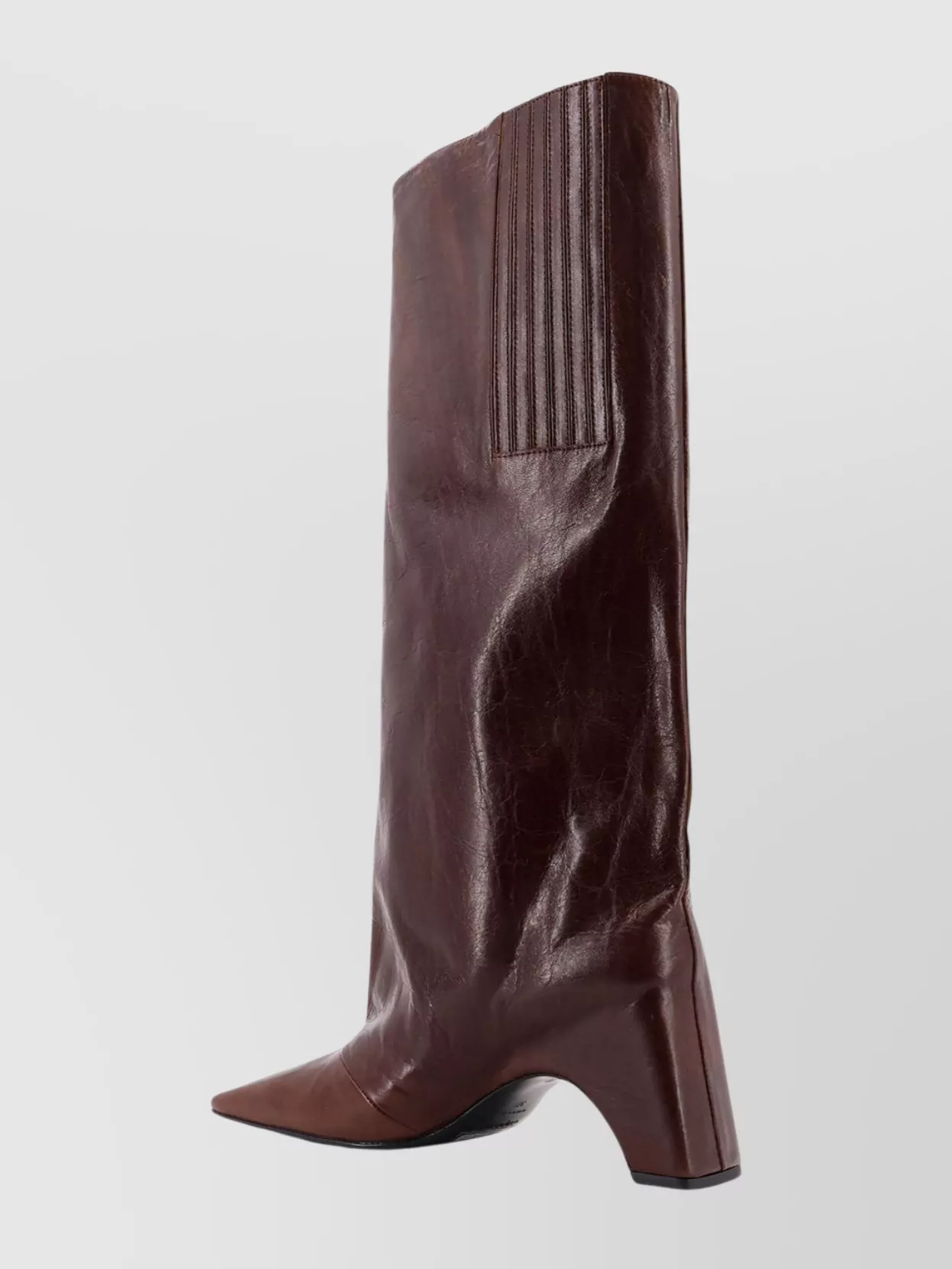 Coperni Knee-High Leather Block Heel Boots