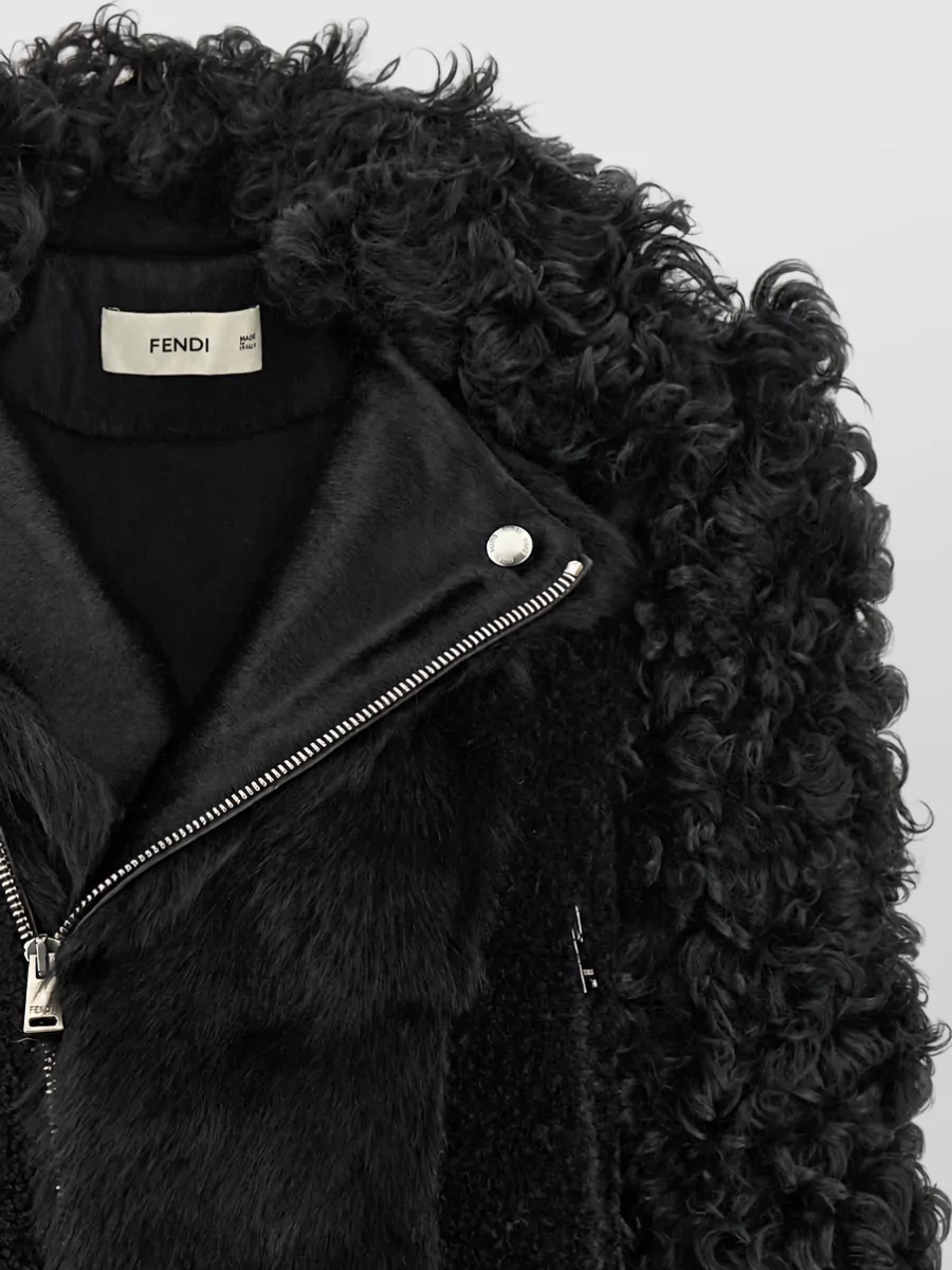 Fendi Shearling Biker Jacket