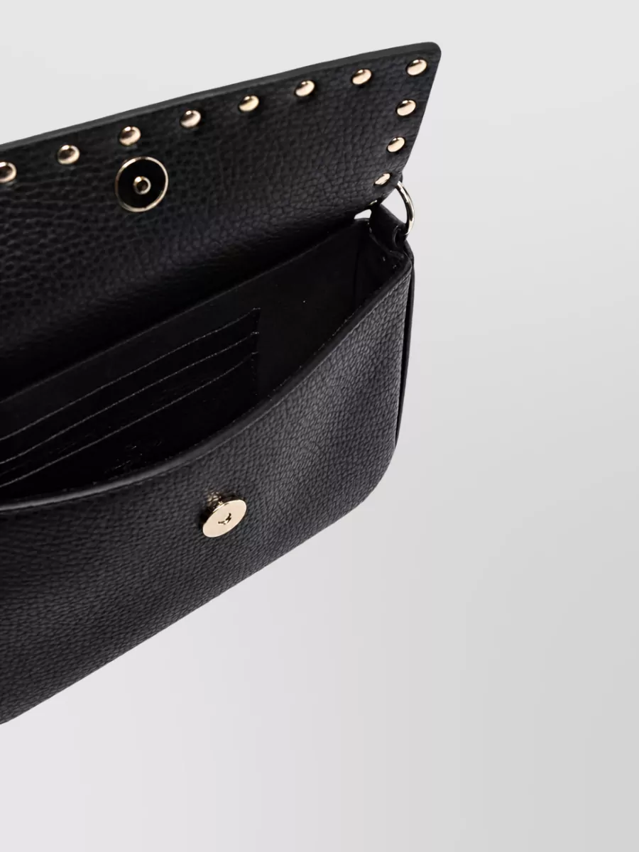 Valentino Calf Leather Rockstud Shoulder Bag
