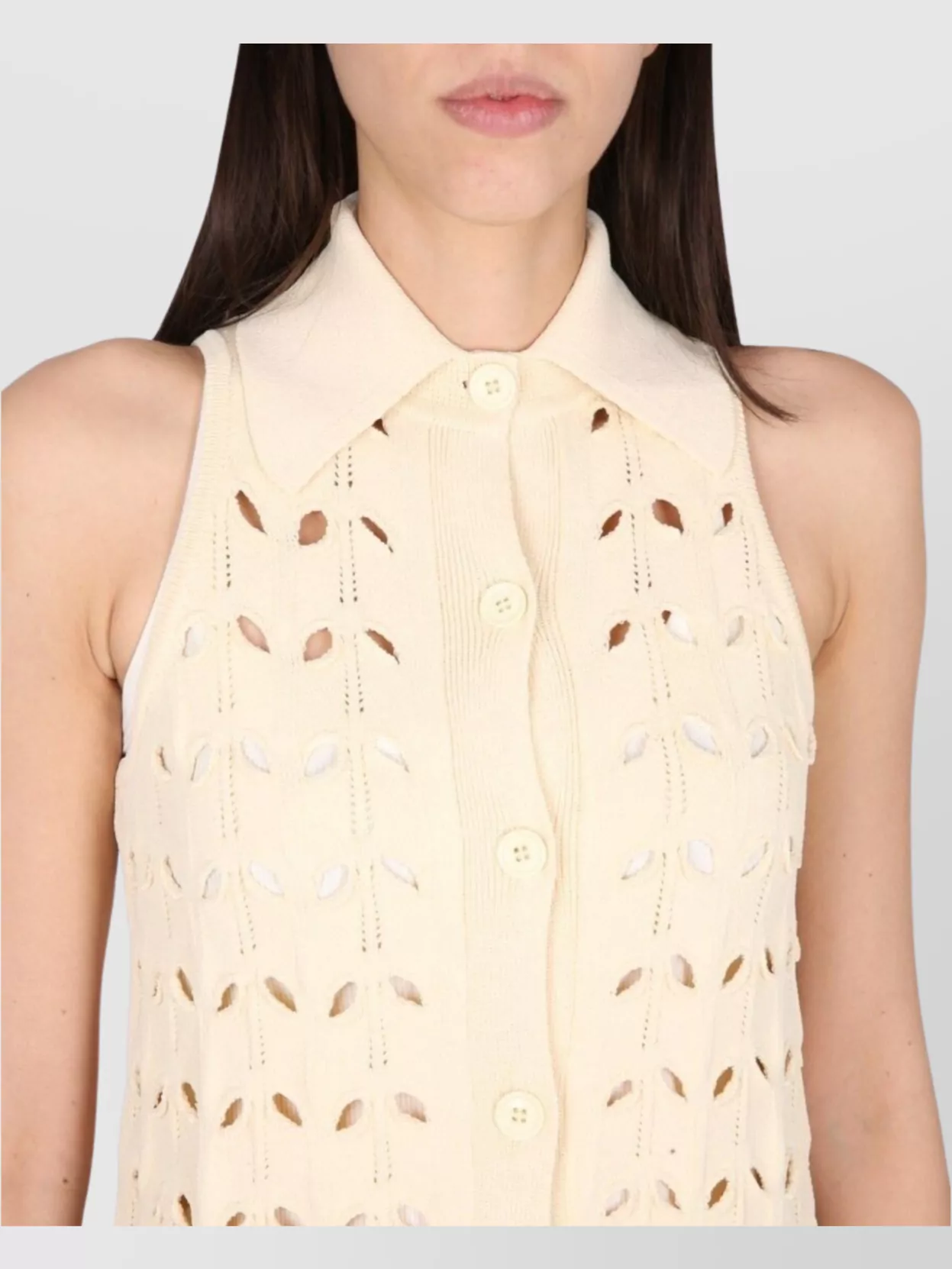 Max Mara Perforated mini dress