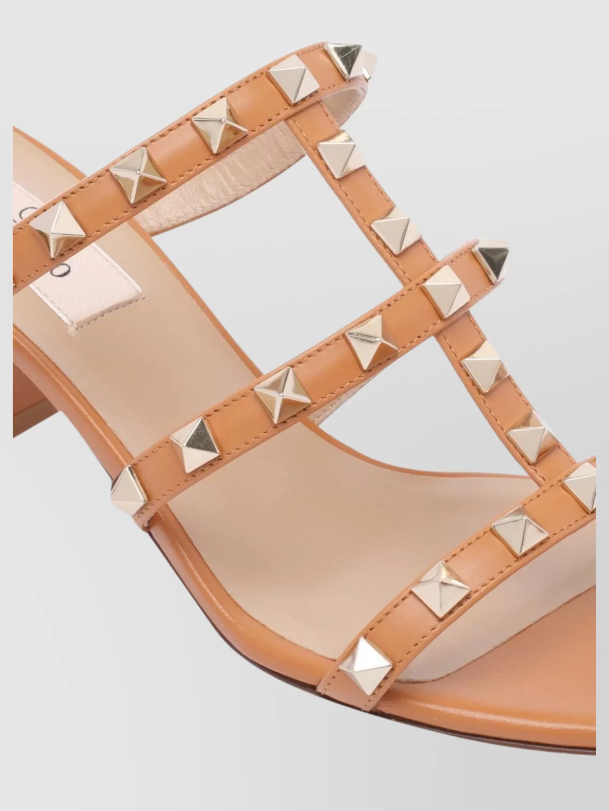 Valentino Garavani Studded Block Heel Sandals