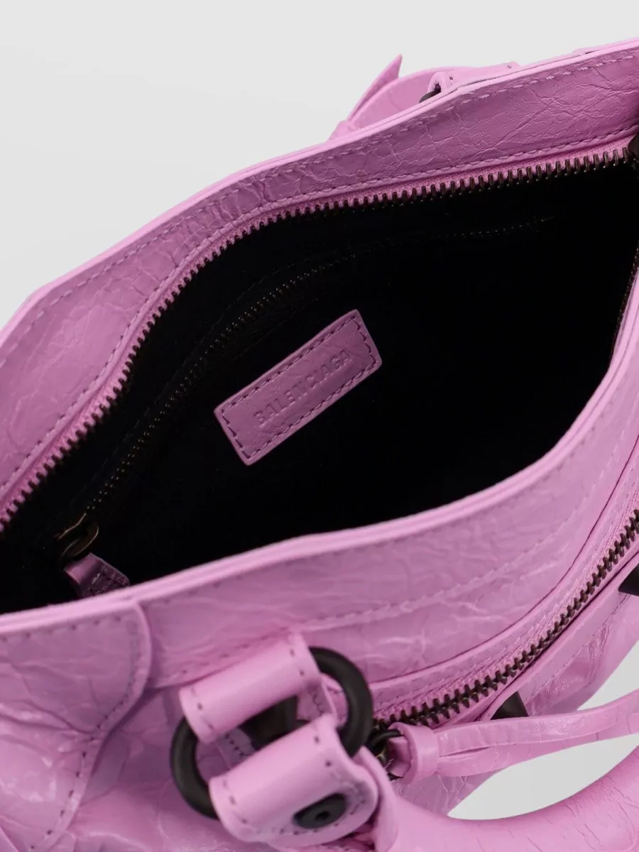 Balenciaga Le City Mini Leather Cross-Body Bag