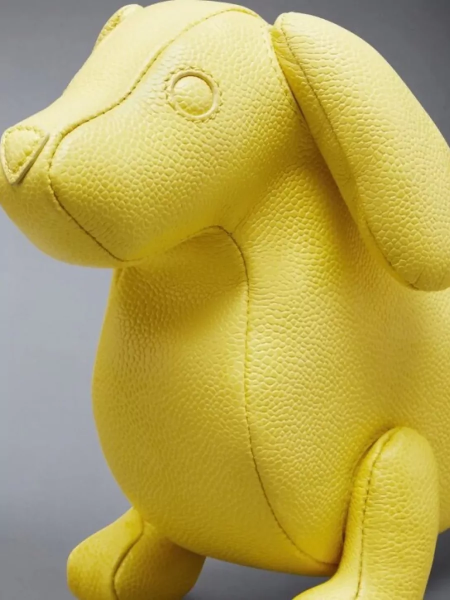 Thom Browne Pebble Grain Leather Tote Bag