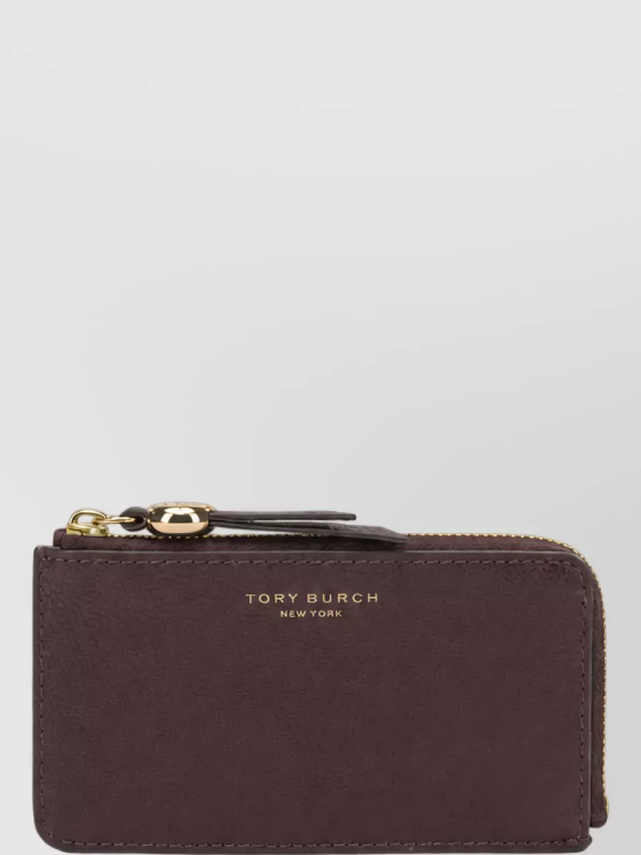 Tory Burch leather romy card holder