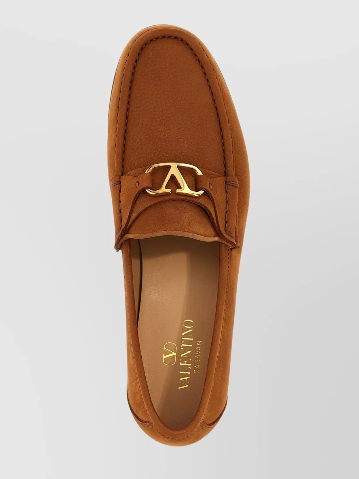 Valentino Garavani 'Signature' Loafers Round Toe Design