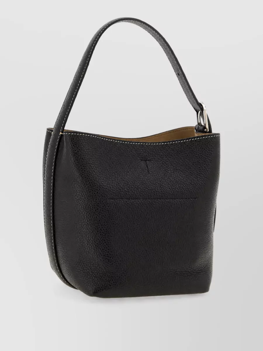Totême Leather Small Belted Shoulder Bag