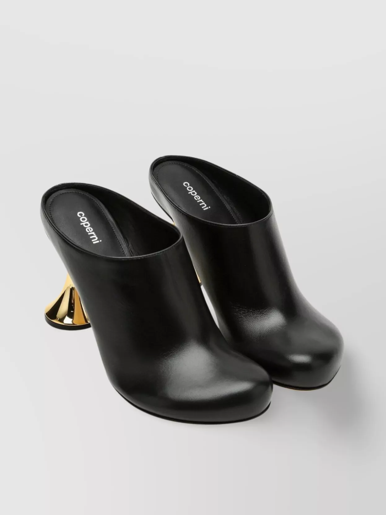 Coperni Mule Closed Toe Gold-tone Heel