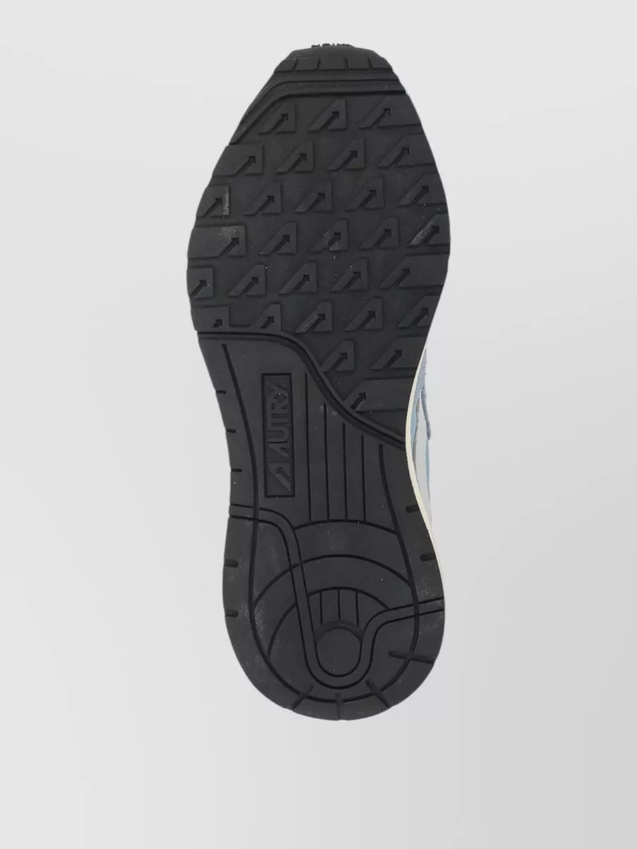 Autry Leather And Fabric Low-Top Sneakers