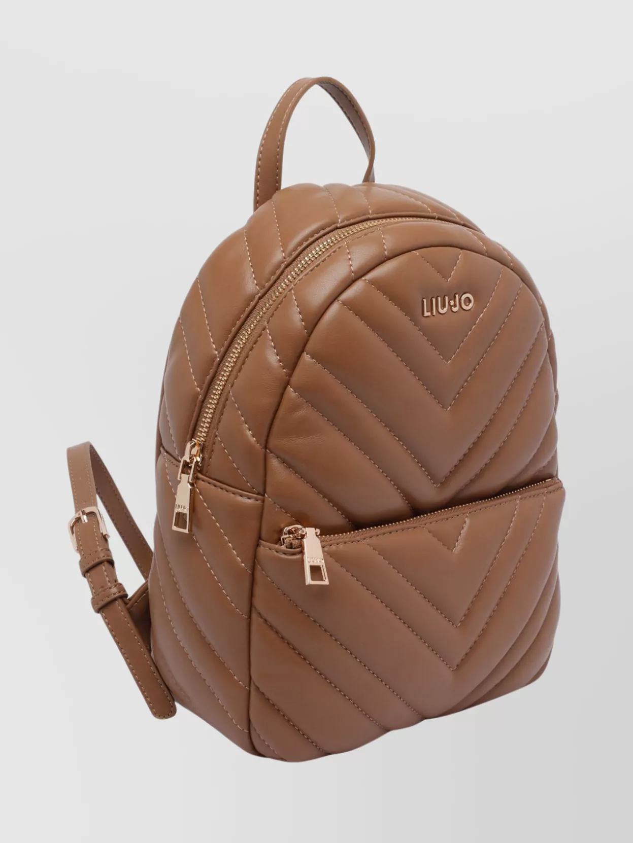 Liu Jo Versatile Quilted Backpack Featuring Multiple Pockets