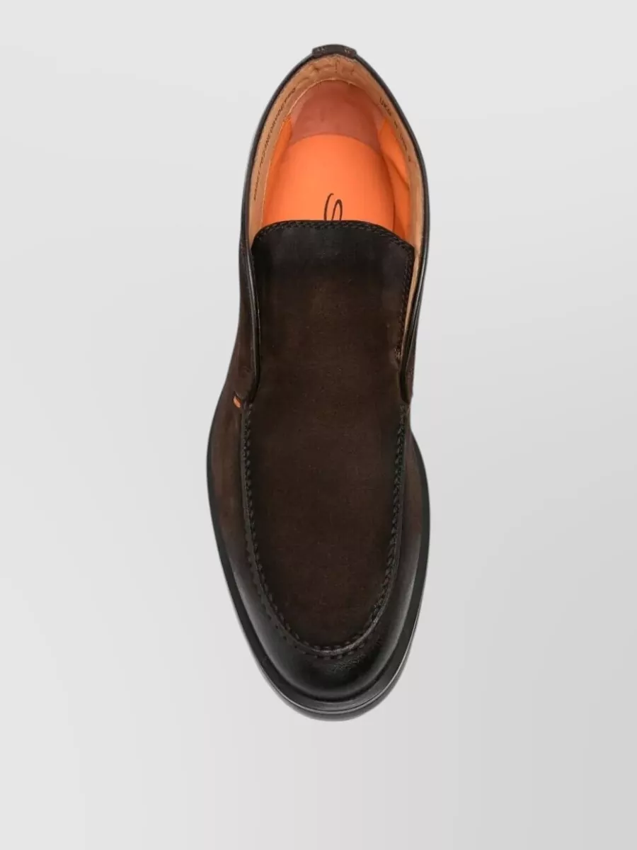 Santoni Leather Loafers