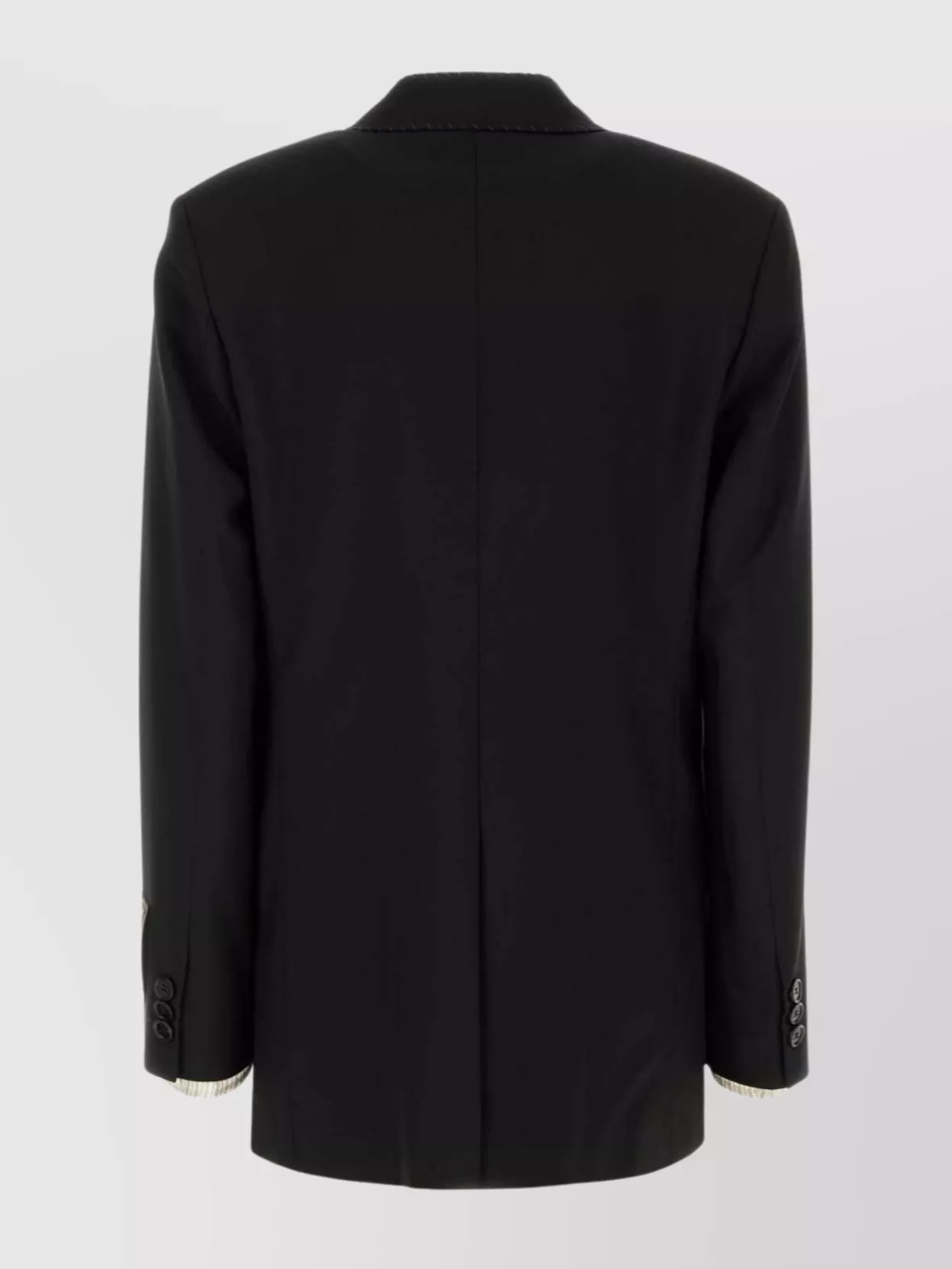 Marni Wool Blazer With Front Pockets And Long Sleeves In Black