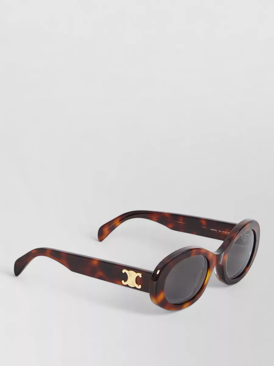 Celine havana acetate round sunglasses