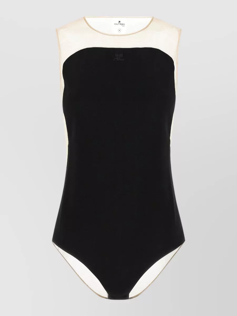 Courrèges Sleeveless crew-neck bodysuit