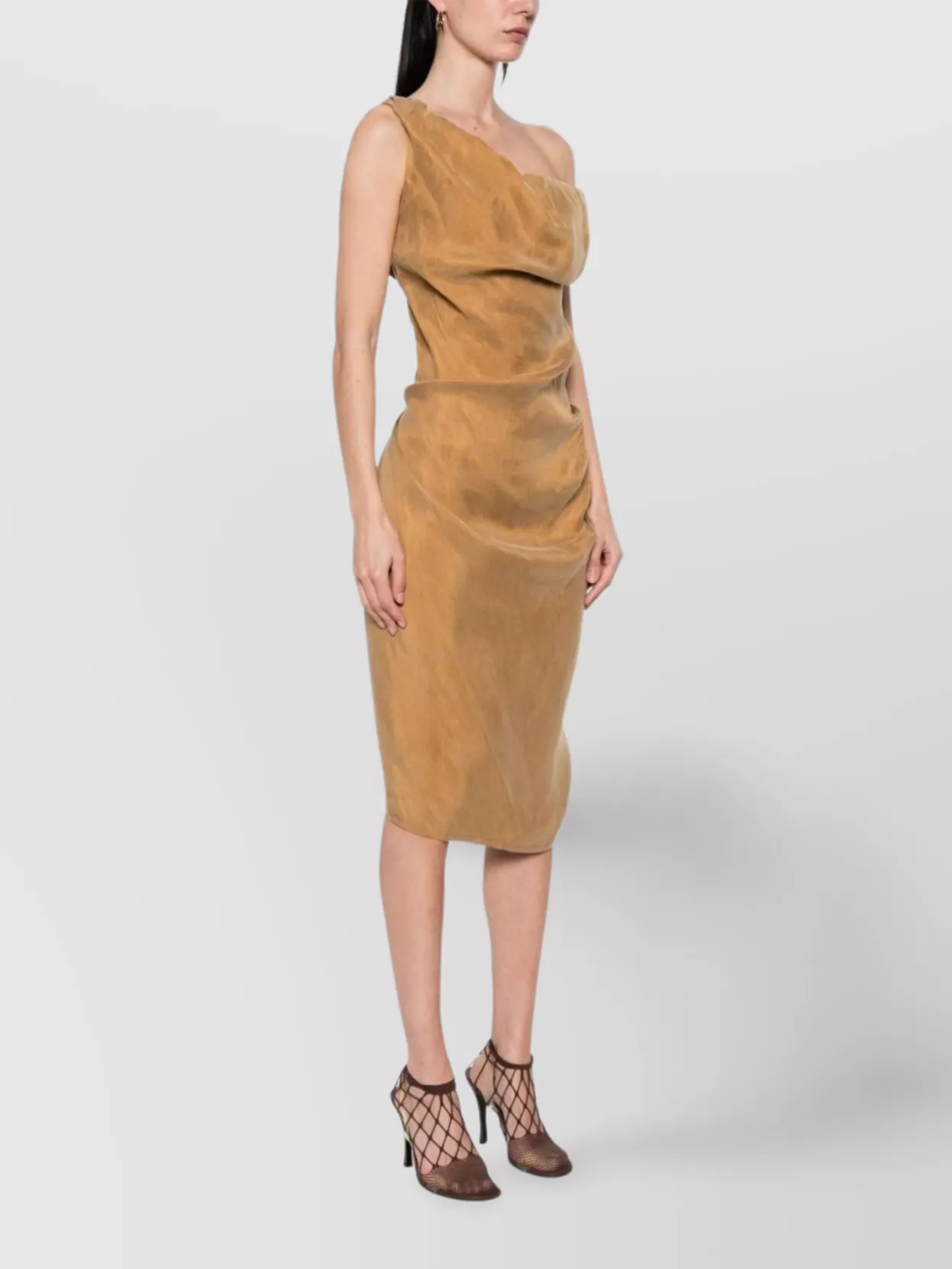 Vivienne Westwood Draped Off-shoulder Midi Dress