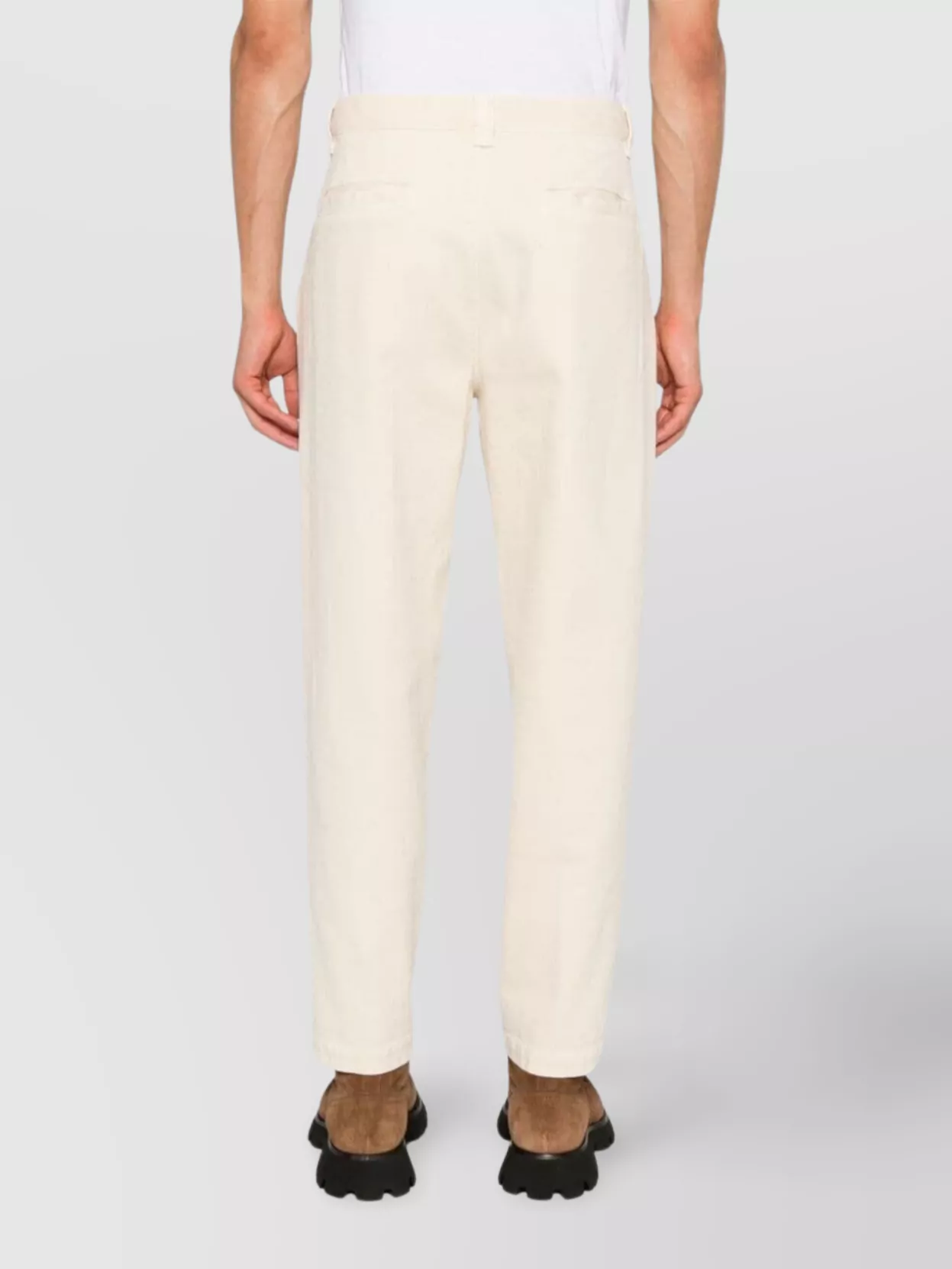 Incotex Straight Leg Trousers With Pockets And Belt Loops
