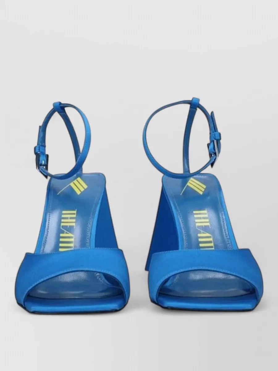 The Attico satin ankle-strap sandals
