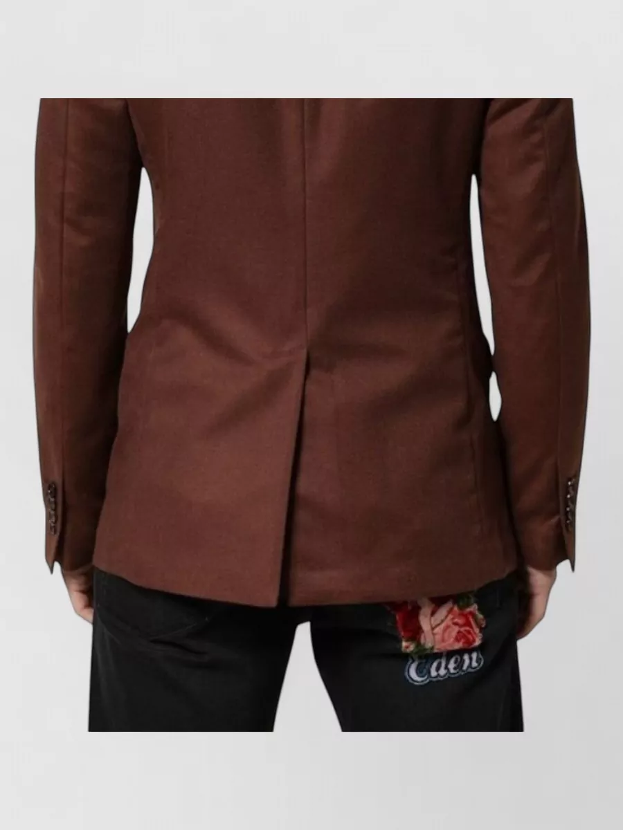 Dolce&Gabbana Cashmere Single-Breasted Blazer