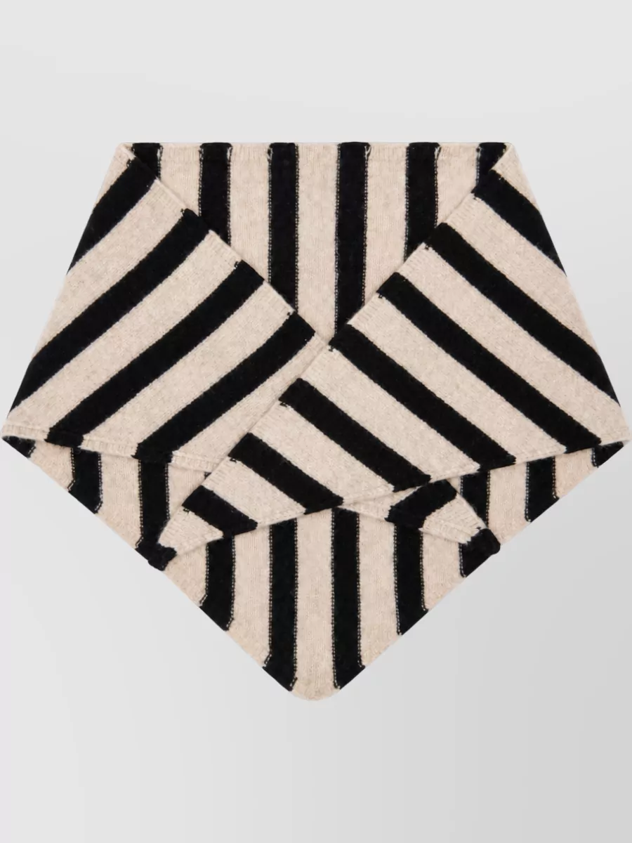Paul Smith Striped Lambswool Scarf
