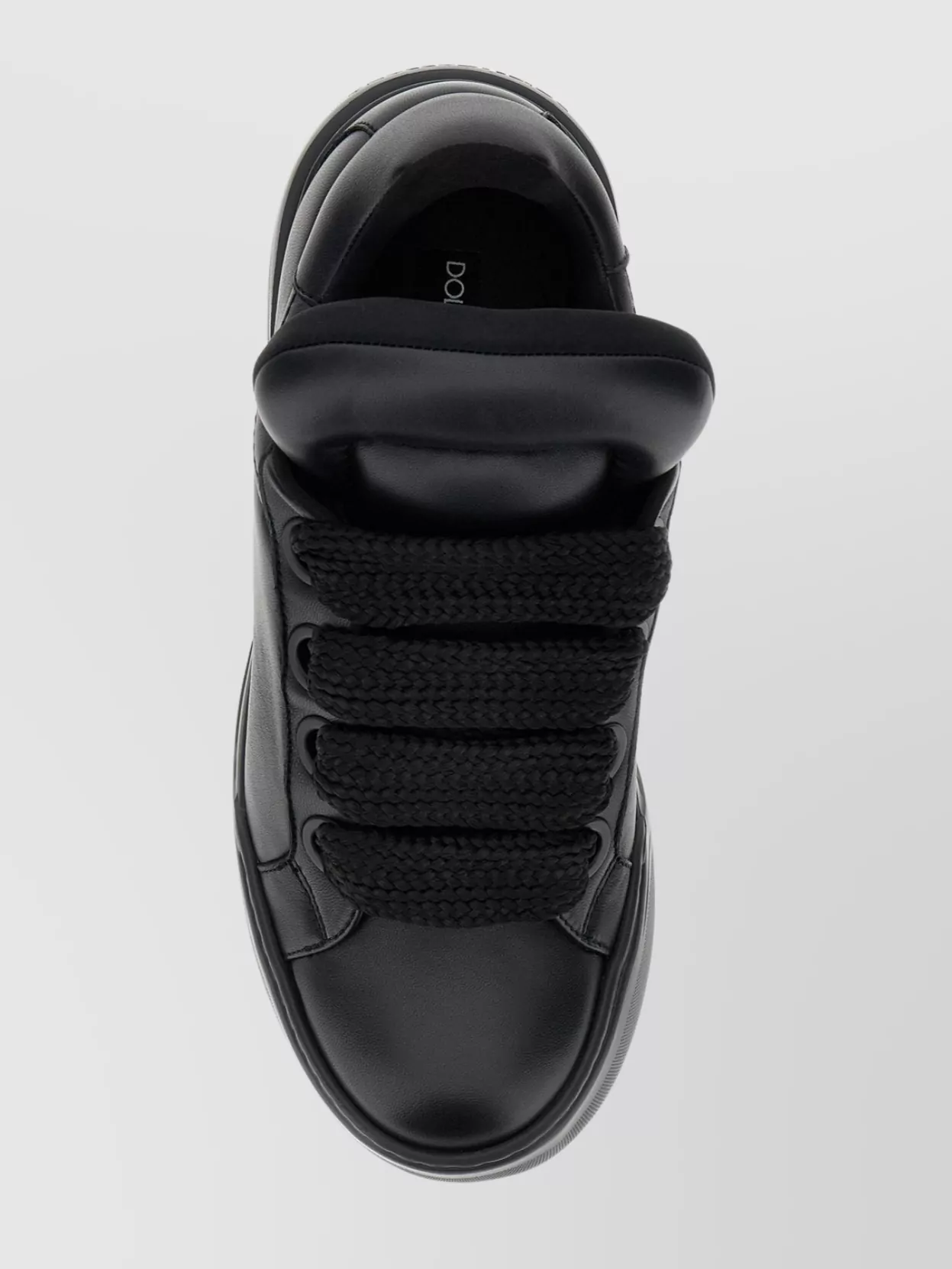Dolce&Gabbana Smooth Nappa Leather Skate Sneakers
