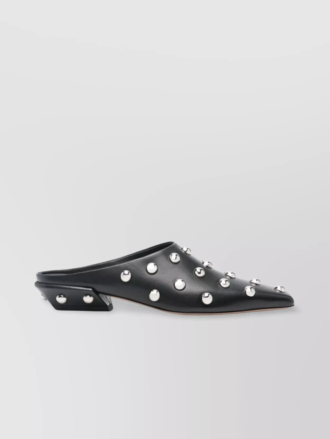 Paris Texas Studded Pointed Toe Mule