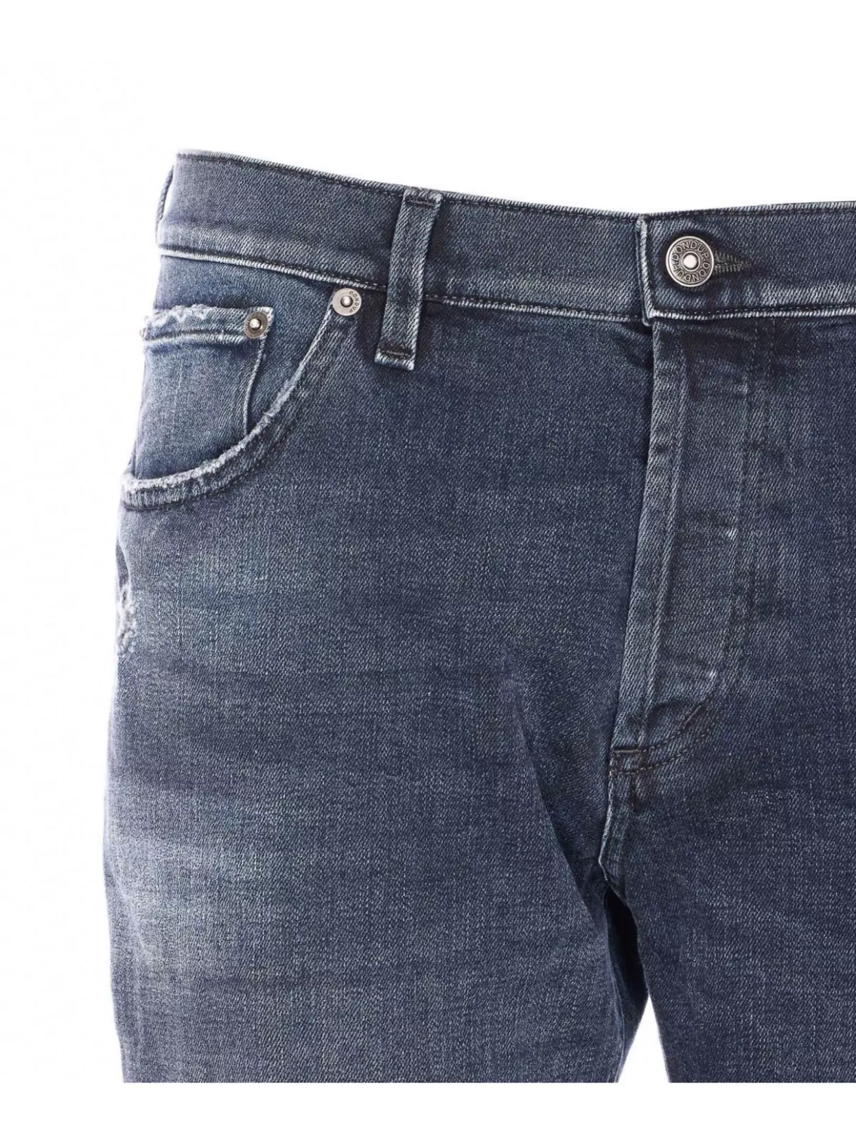 Dondup Trousers With Belt Loops And Pockets