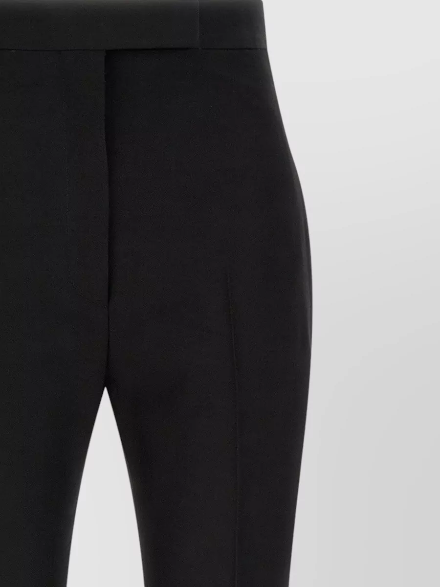 Tom Ford Wool High-Rise Straight-Leg Suit Trousers