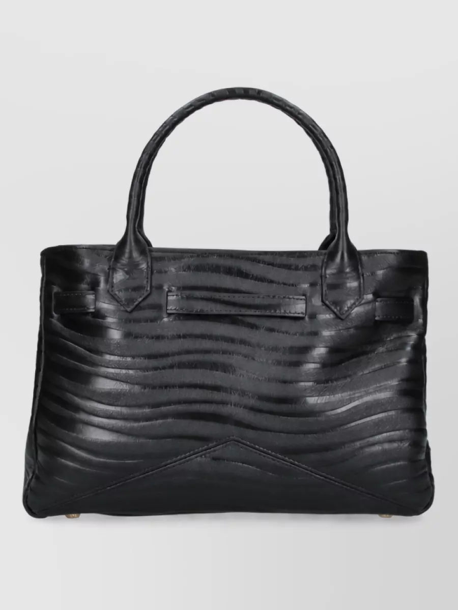 Ballantyne Leather Shoulder Tote Bag