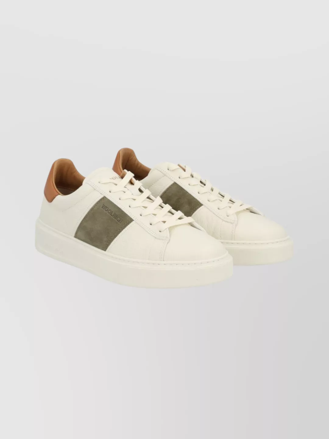Woolrich Modern Low-Top Sneakers With Contrasting Heel Tab