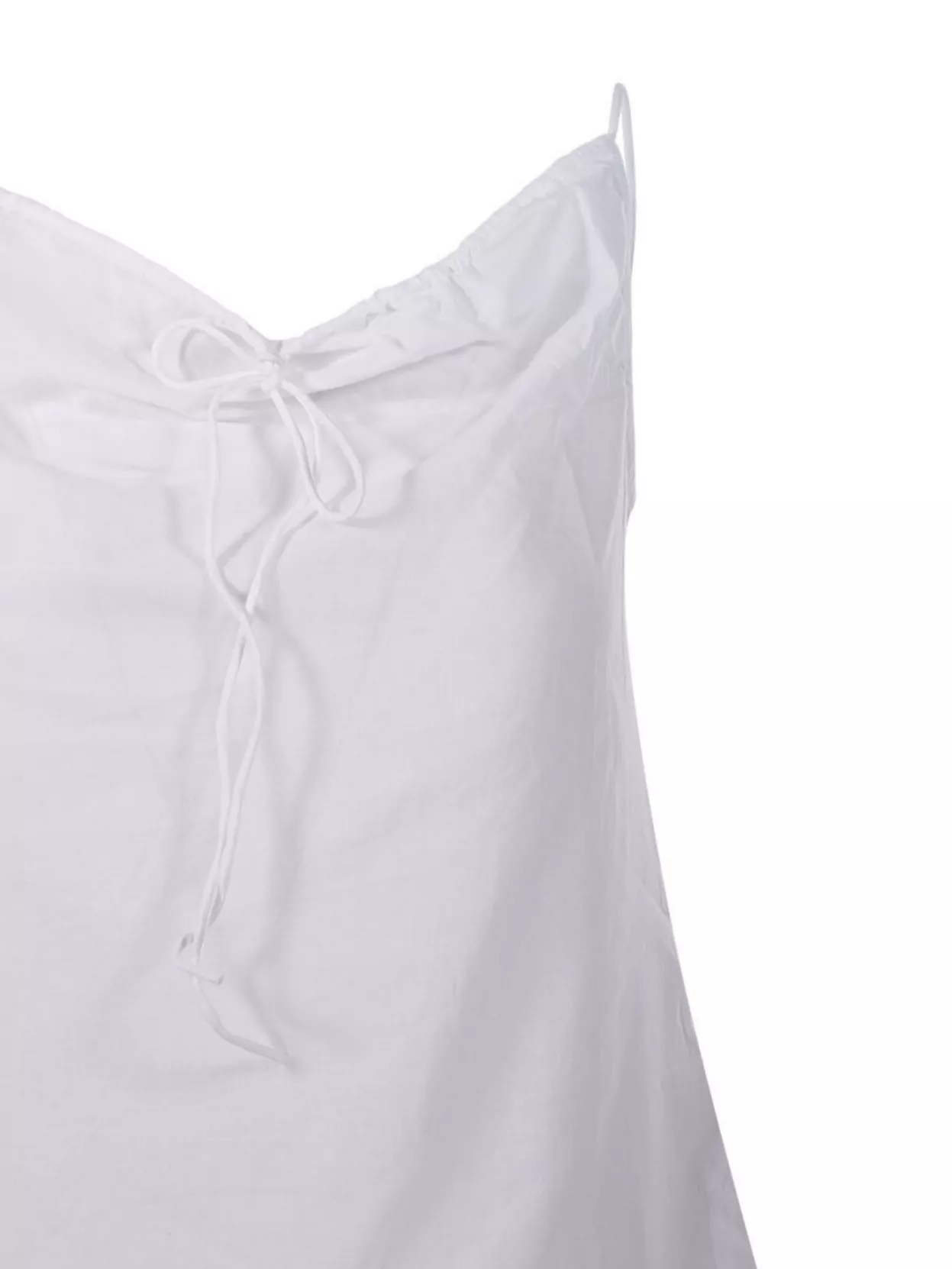 By Malene Birger Bow Lace Spaghetti Straps Top