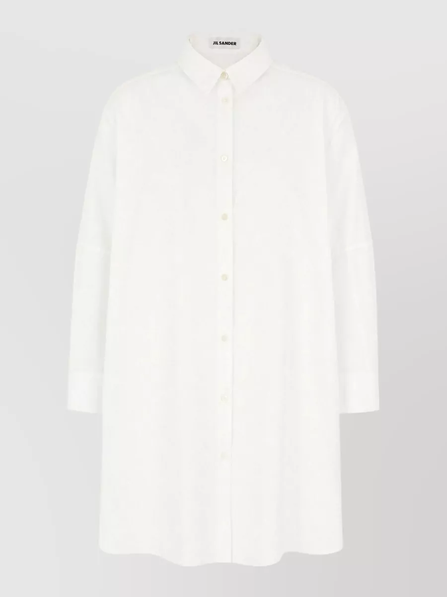 Jil Sander cotton shirt dress