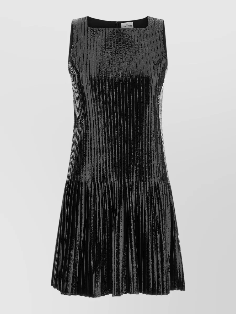 Courrèges Pleated Mini Dress