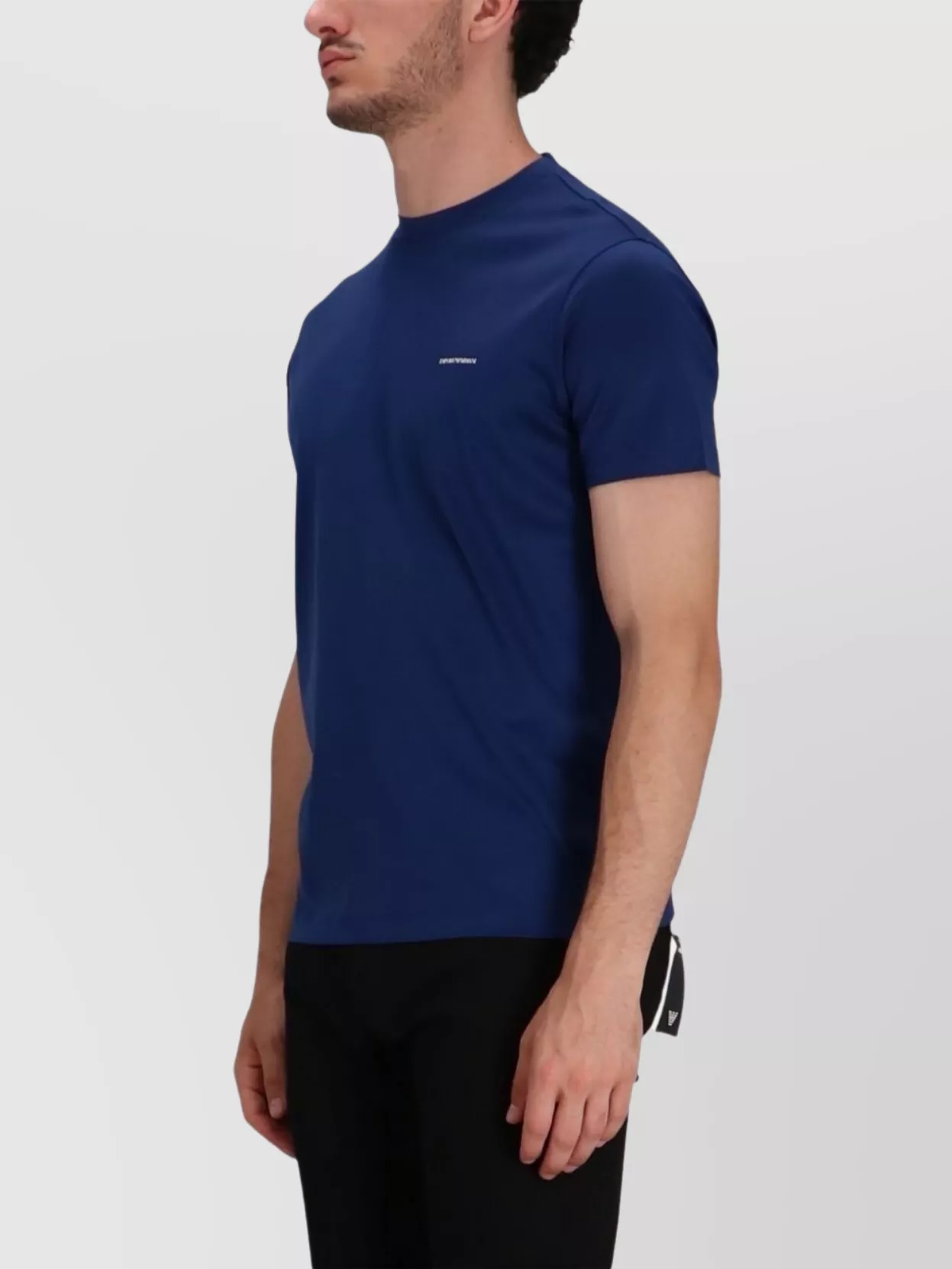 Emporio Armani Cotton Blend T-Shirt Logo Design