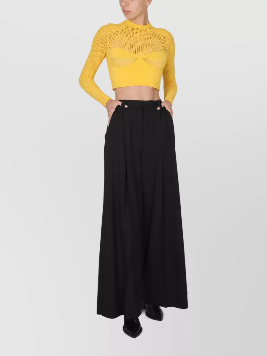 Ambush Cropped jersey top
