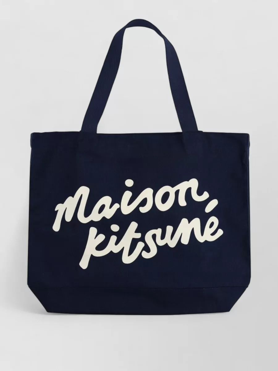 Maison Kitsuné cotton tote bag