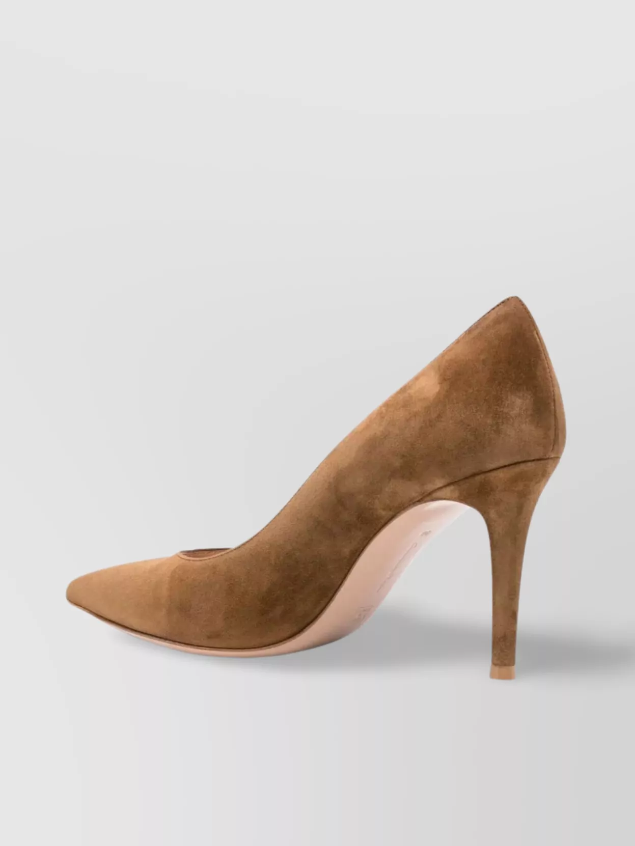Gianvito Rossi 85 Suede Pointed Toe Stiletto Pumps In Multi